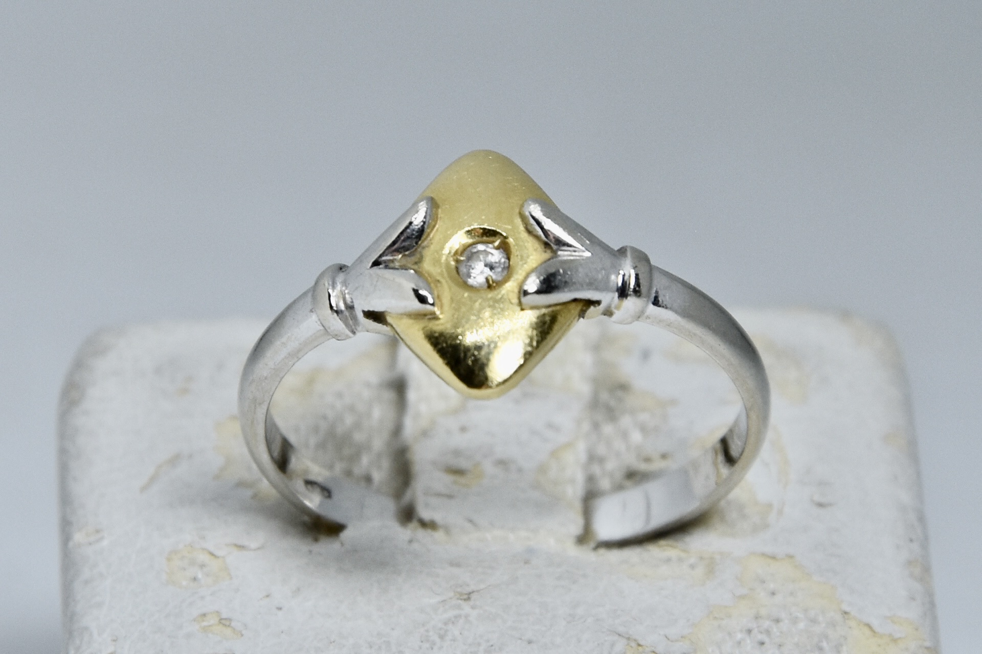 Immagine di ANELLO BICOLOR DIAMANTE